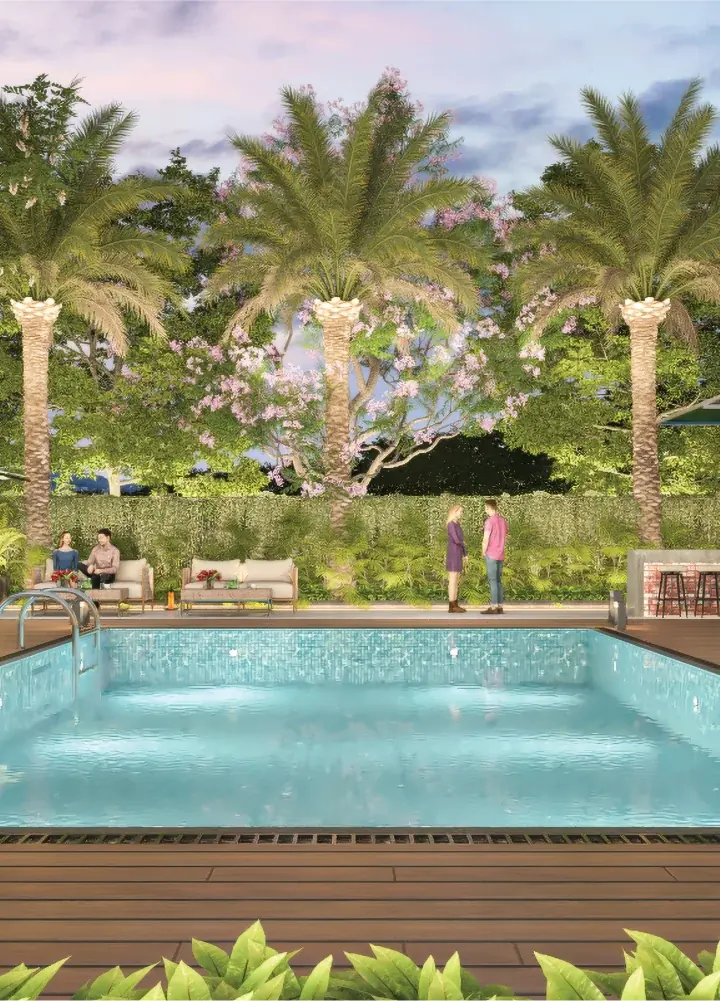 Infinity pool at Kashi Residences