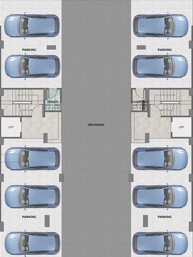 Ganga Kashi Residences Stilt Plan floor plan
