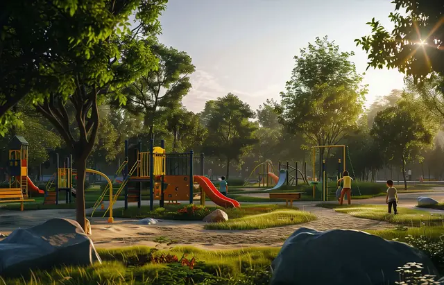 Ganga Nine Zero — children's park and walking trails