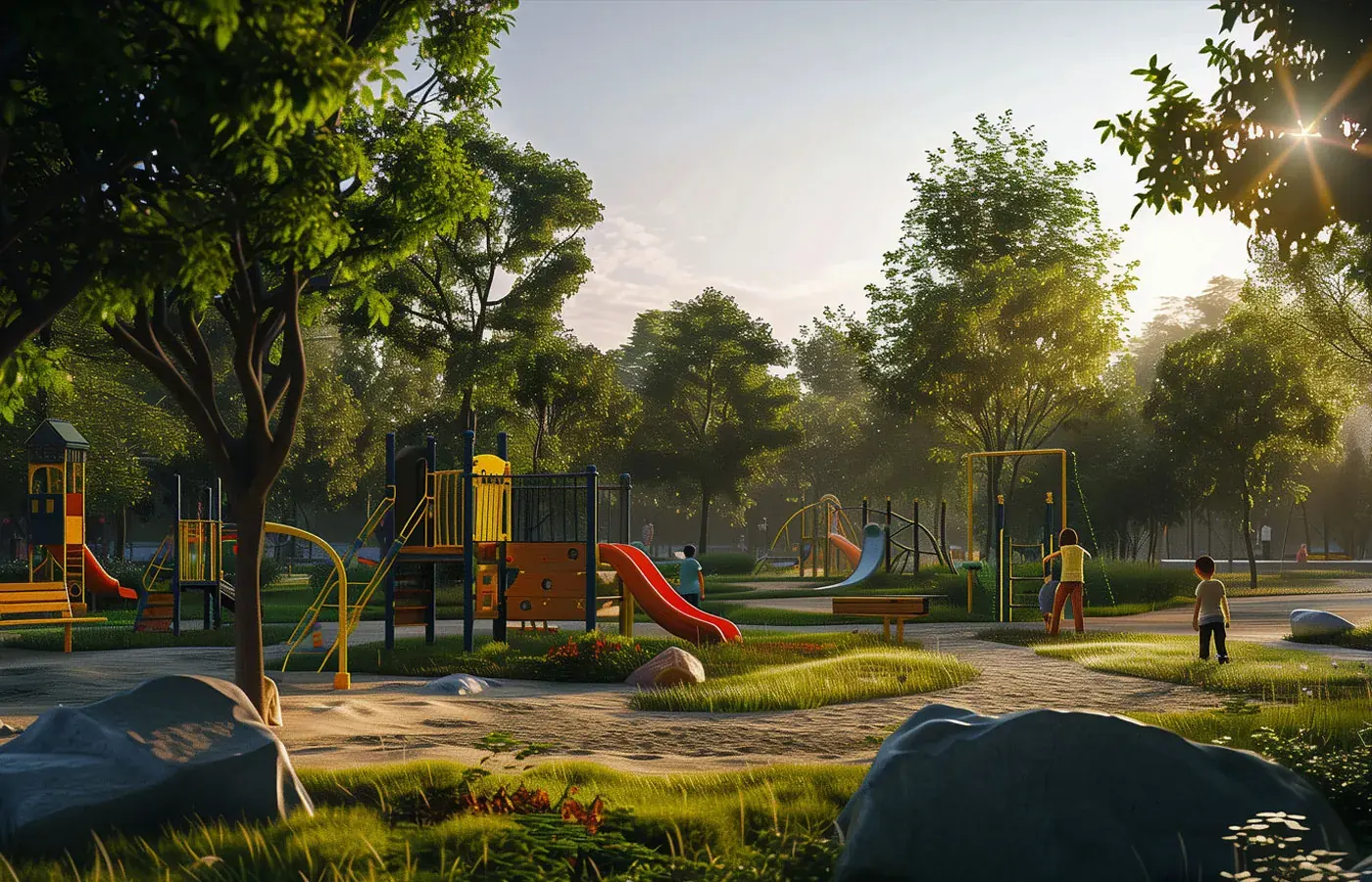 Ganga Nine Zero — children's park and walking trails