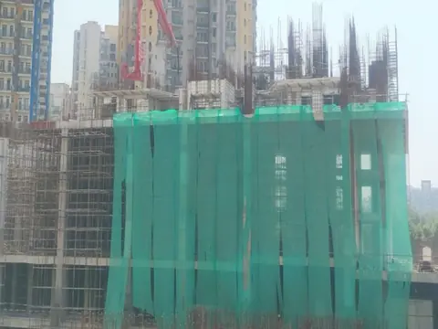 Ganga Nandaka construction update: Tower 1 past its 4th-floor slab
