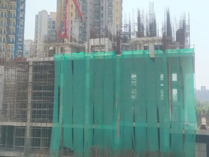Ganga Nandaka construction update: Tower 1 past its 4th-floor slab